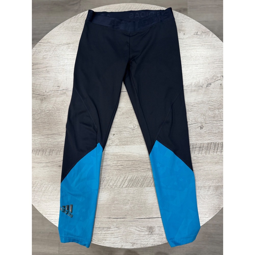 Adidas Leggings Navy Blue Athletic M